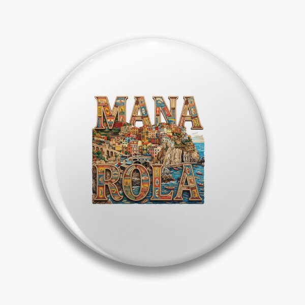 Item preview, Manarola Riviera Travel Typography Sticker designed and sold by Imaginarium of Chaos falcon88 .