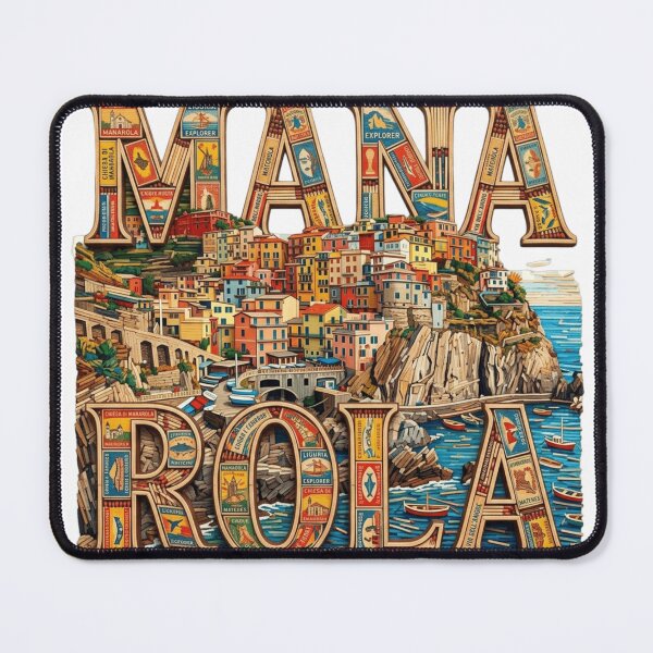 Item preview, Manarola Riviera Travel Typography Sticker designed and sold by Imaginarium of Chaos falcon88 .