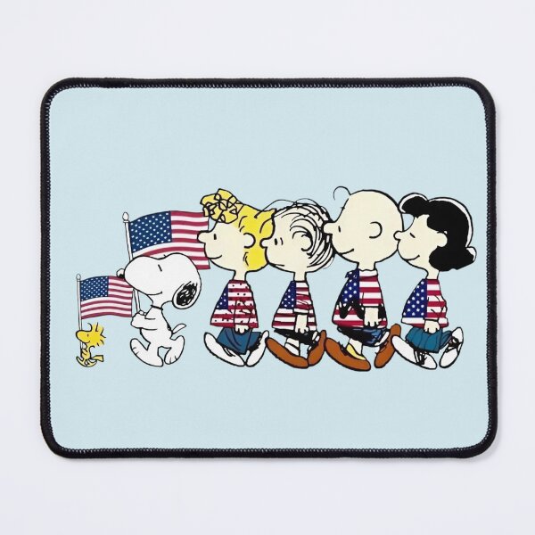 Item preview, Peanuts Patriotic Flag Parade 4th of July Crew designed and sold by vincenttamelas.