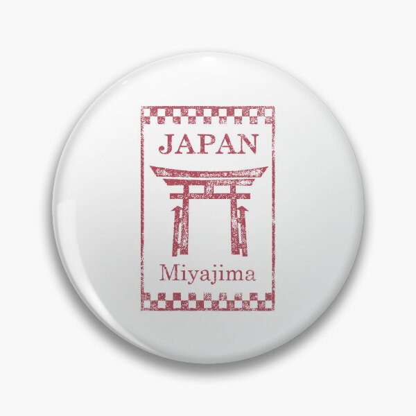 Item preview, Vintage Miyajima Travel Stamp Graphic designed and sold by RickTShop.