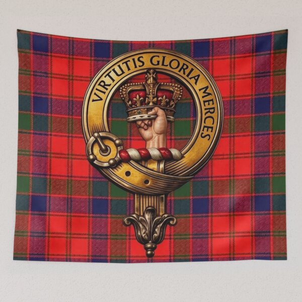 Item preview, Robertson Crest 3D and Modern Tartan designed and sold by Kirrindy Designs.