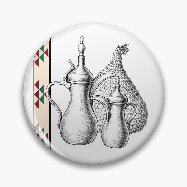 Item preview, Emirati Coffee Pot and Khoos Heritage Art designed and sold by nuskhah UAE.