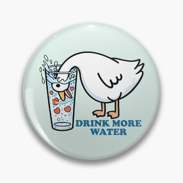 Item preview, Drink Water Funny Goose Retro Vintage | Cute Hydration Meme Goose Design designed and sold by ronakris009.