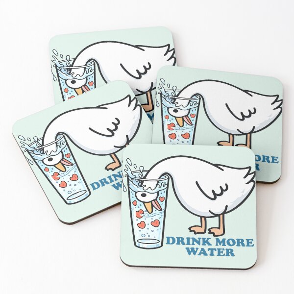 Item preview, Drink Water Funny Goose Retro Vintage | Cute Hydration Meme Goose Design designed and sold by ronakris009.