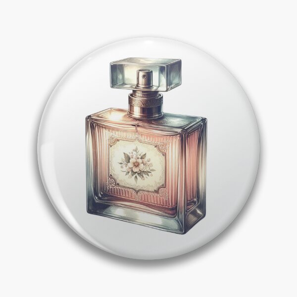 Item preview, Vintage perfume bottle flower etiquette designed and sold by crealook01.