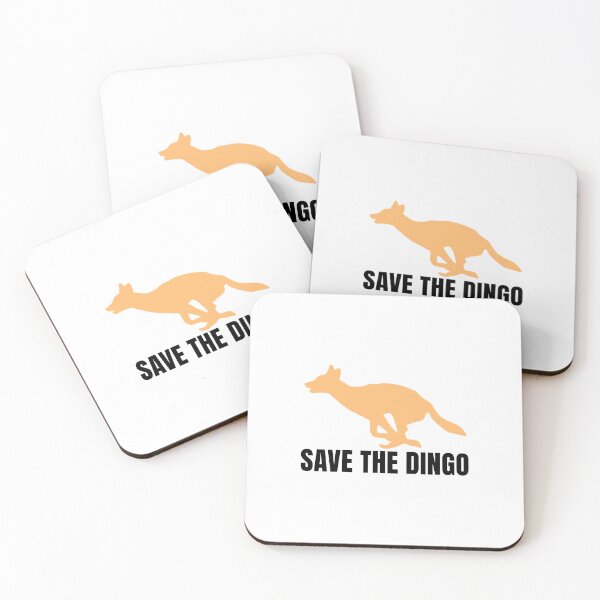 Item preview, Save the Dingo | Leaping Dingo | Black designed and sold by BigDesertDingo.