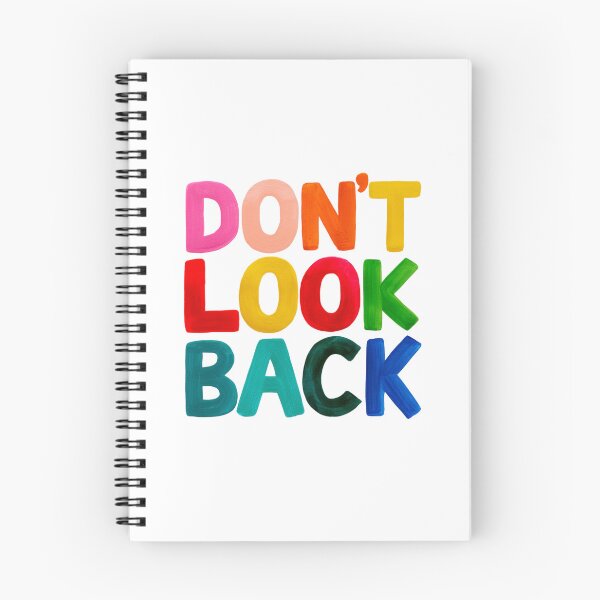 Item preview, Don’t Look Back – College Anxiety Motivation Quote, Student Mental Health Reminder designed and sold by illeN-Art-World.