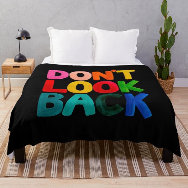 Item preview, Don’t Look Back – College Anxiety Motivation Quote, Student Mental Health Reminder designed and sold by illeN-Art-World.