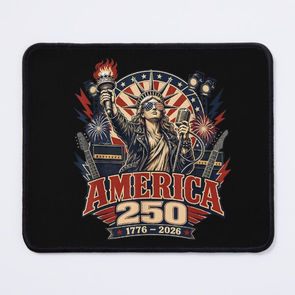 Item preview, statue of livety rocking patriotic born to rock graphic designed and sold by mariazin.