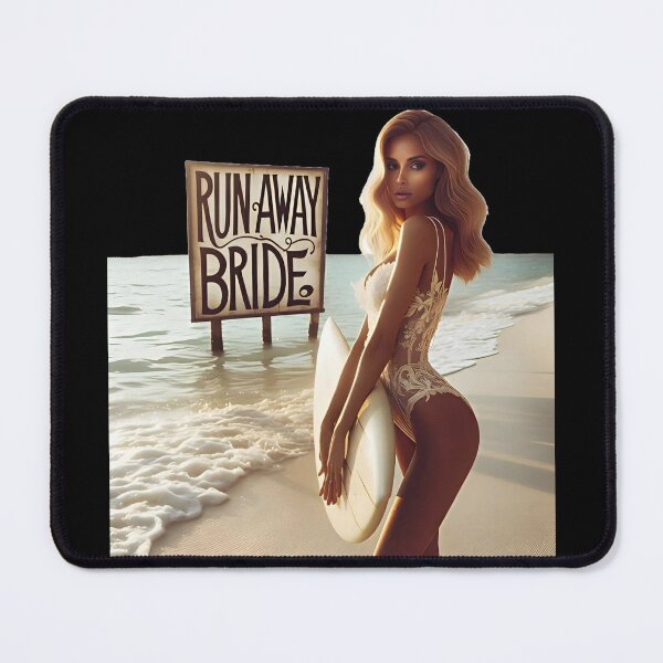 Item preview, Bachelorette Party Bride Surfboard Signboard designed and sold by Voodoo Store Paranormal Collections.