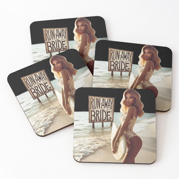 Item preview, Bachelorette Party Bride Surfboard Signboard designed and sold by Voodoo Store Paranormal Collections.