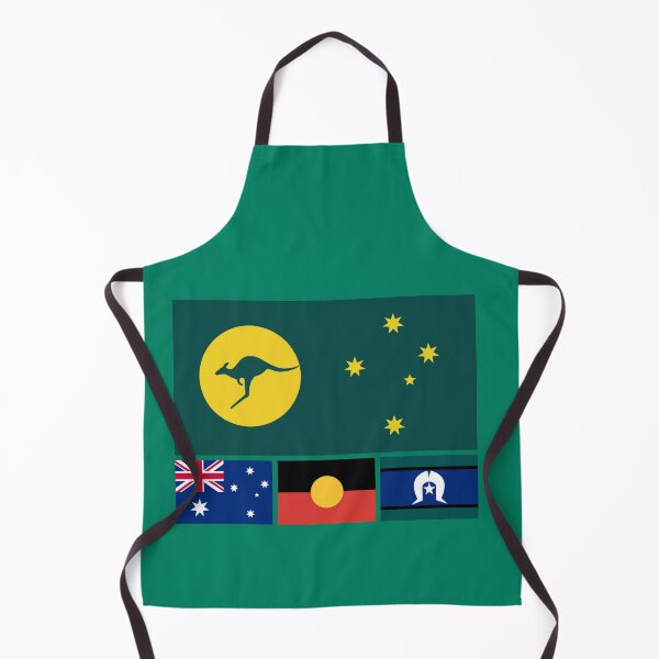 Item preview, Australia Kangaroo Sun 4 flag edition designed and sold by Kangaroo Sun.