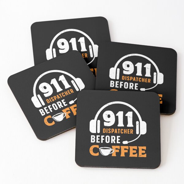 Item preview, 911 Dispatcher Before Coffee Operator Coffee Lover designed and sold by tshirtconcepts.