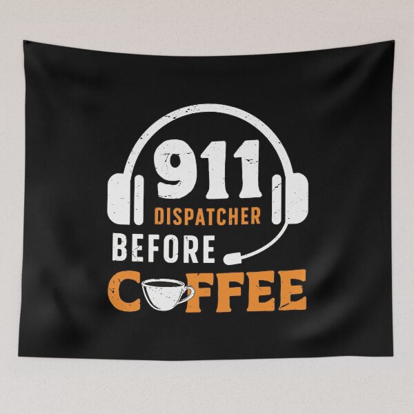 Item preview, 911 Dispatcher Before Coffee Operator Coffee Lover designed and sold by tshirtconcepts.
