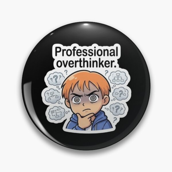 Item preview, Professional Overthinker. designed and sold by Designworker.