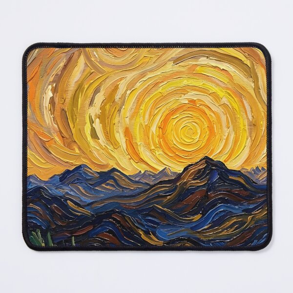 Item preview, Golden Sunrise Over the Basque Mountains designed and sold by Robinsonlerouge.