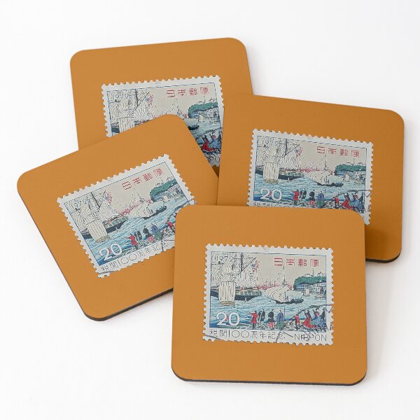 Item preview, "American Sailing Vessel" postage stamp designed and sold by Pellagia.