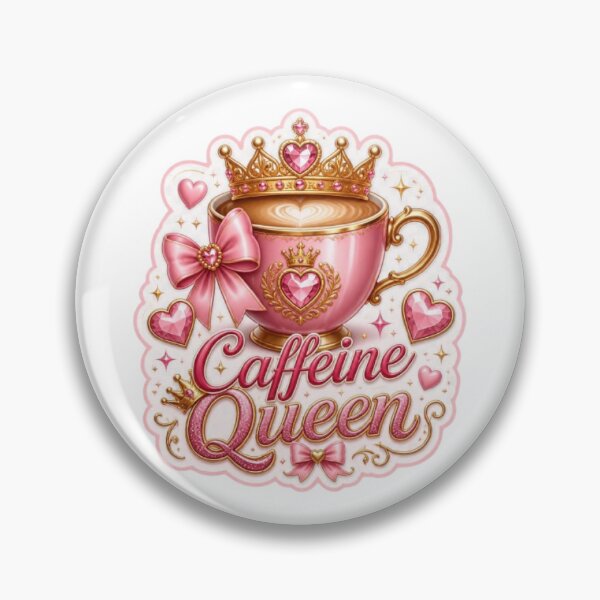Item preview, Caffeine Queen Coquette Sticker designed and sold by Stylestickers55.