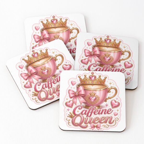 Item preview, Caffeine Queen Coquette Sticker designed and sold by Stylestickers55.