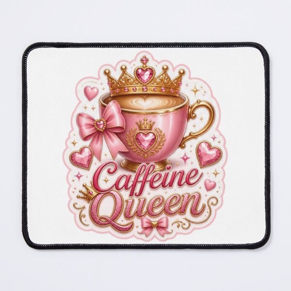 Item preview, Caffeine Queen Coquette Sticker designed and sold by Stylestickers55.