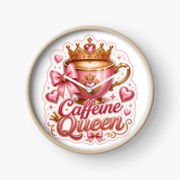 Item preview, Caffeine Queen Coquette Sticker designed and sold by Stylestickers55.