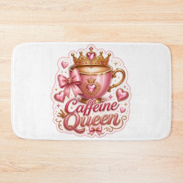Item preview, Caffeine Queen Coquette Sticker designed and sold by Stylestickers55.