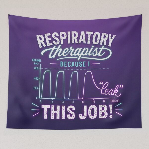 Item preview, Respiratory Therapist Cause I "Leak" This Job! Funny Ventilator Pun designed and sold by CollectionsJEm.