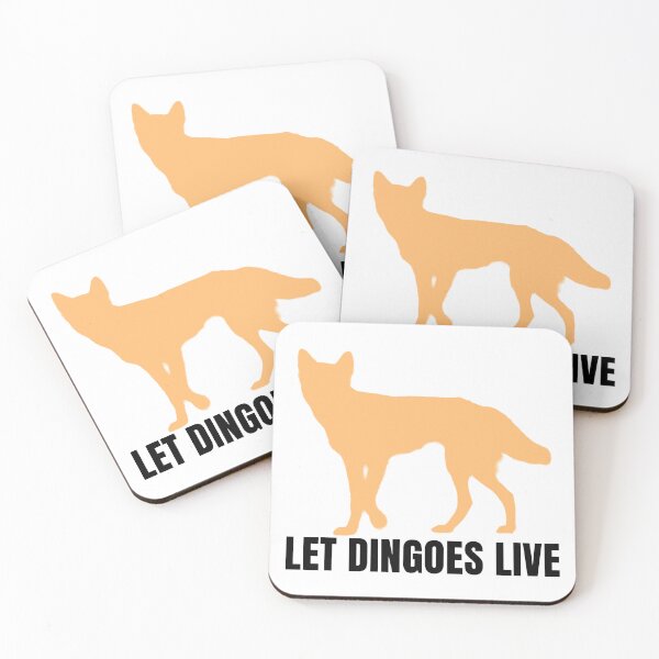 Item preview, Let Dingoes Live | Standing Dingo | Black designed and sold by BigDesertDingo.