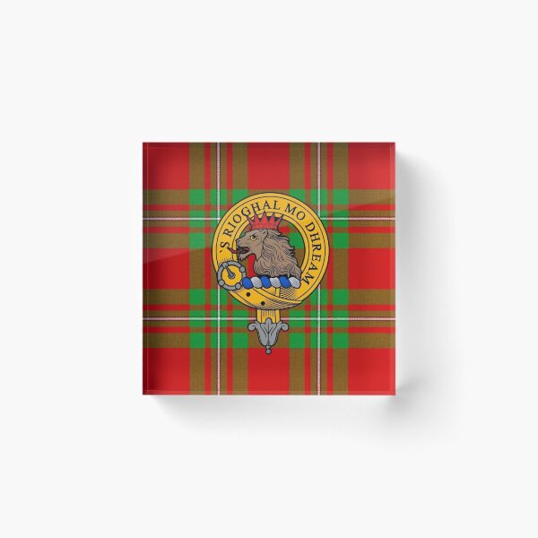 Item preview, MacGregor Crest and Modern Tartan designed and sold by Kirrindy Designs.