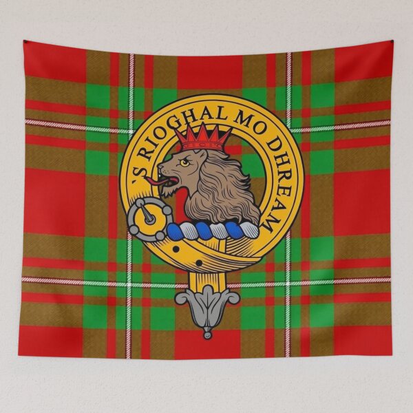 Item preview, MacGregor Crest and Modern Tartan designed and sold by Kirrindy Designs.