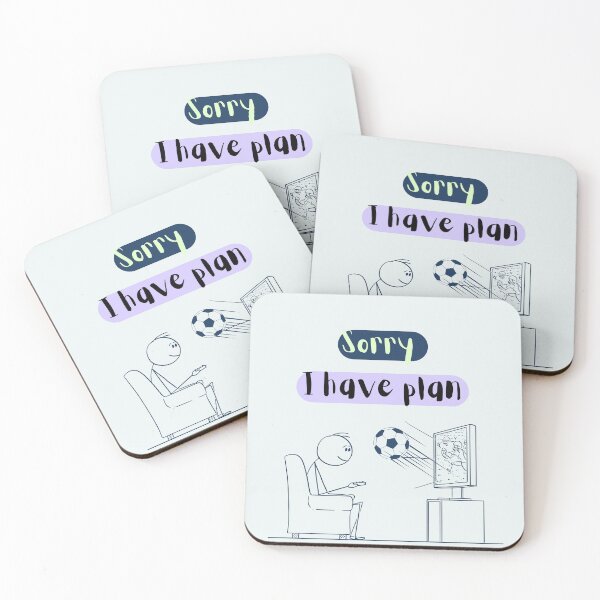 Item preview, Sorry, I Have Plans – Football Season Fan Design designed and sold by Chill Chicken Studio.