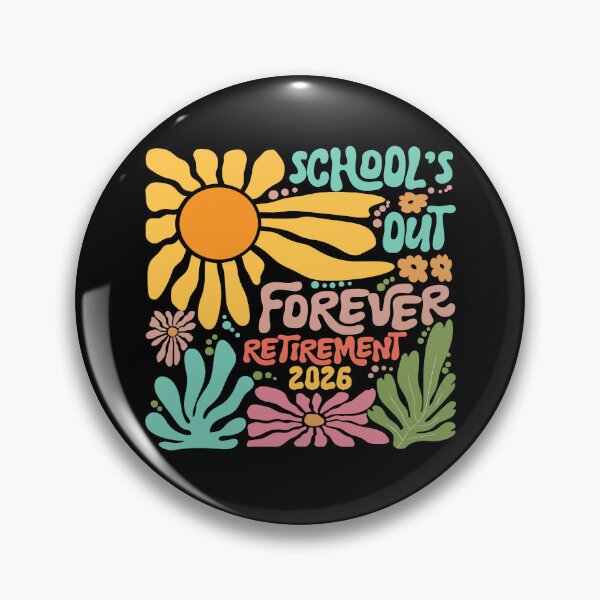 Item preview, School's Out Forever Retirement 2026 designed and sold by ladycerebellum.