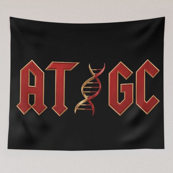 Item preview, AT GC Vintage AC/DC Molecular genetic code designed and sold by labstud.