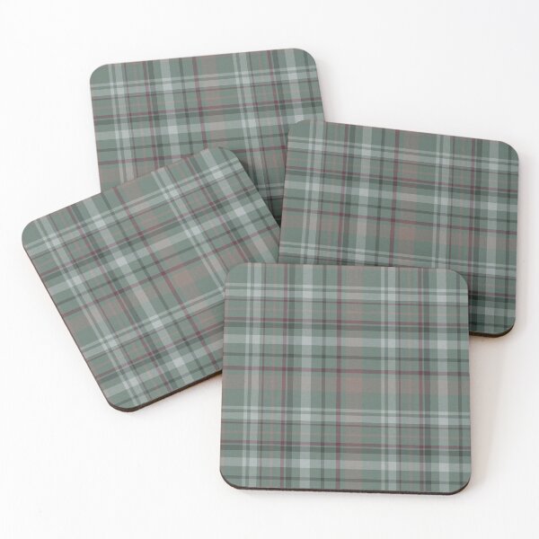 Item preview, Burgundy Evergreen & Frosted Sage Plaid - Classic Woodland Tartan designed and sold by Designs by christel_treiber.