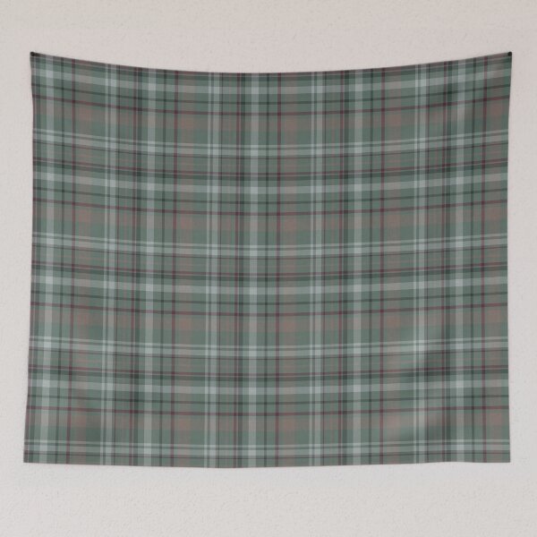 Item preview, Burgundy Evergreen & Frosted Sage Plaid - Classic Woodland Tartan designed and sold by Designs by christel_treiber.