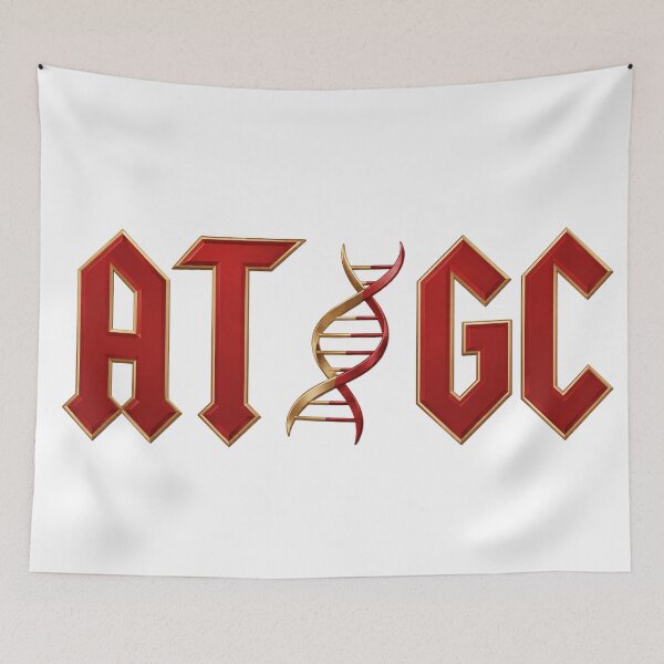 Item preview, AT GC Vintage AC/DC Molecular Biology genetic code designed and sold by labstud.