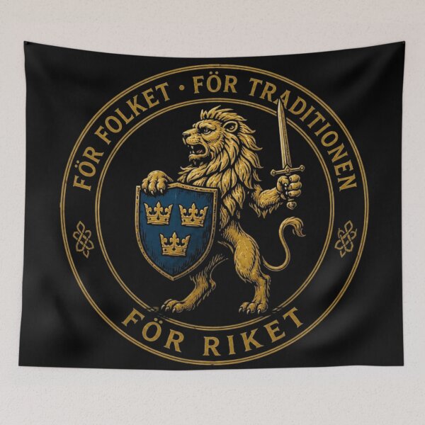 Aperçu de l'œuvre För riket symbol créée et vendue par PartietRiket.