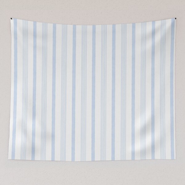 Item preview, Soft Powder Blue Ticking Stripe designed and sold by caladayart.
