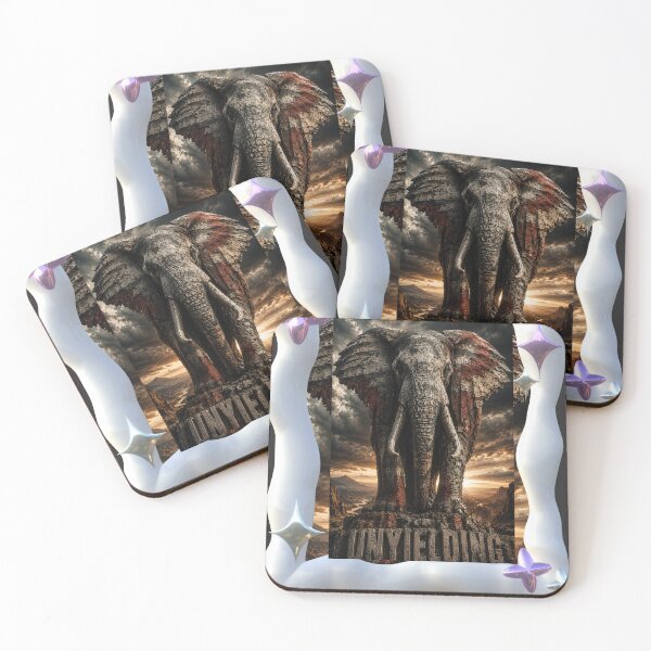 Item preview, Operator Unyielding Elephant Stoic Founder Industrial Canvas Print designed and sold by SavannaStrikes.