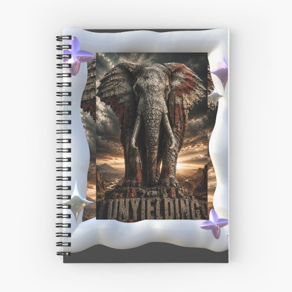 Item preview, Operator Unyielding Elephant Stoic Founder Industrial Canvas Print designed and sold by SavannaStrikes.