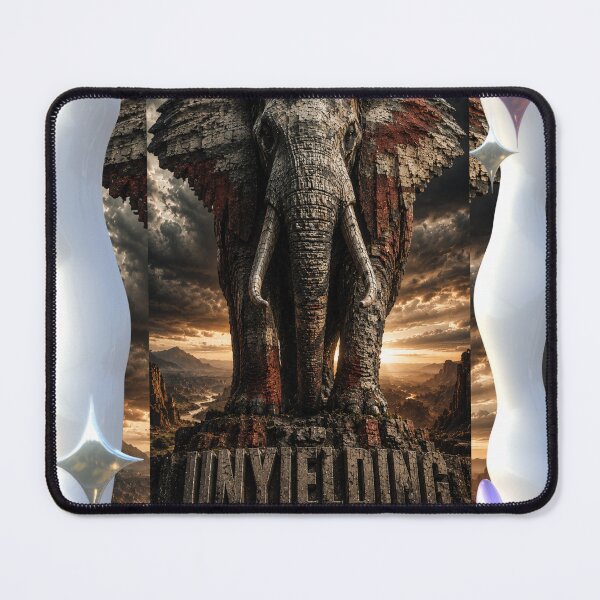Item preview, Operator Unyielding Elephant Stoic Founder Industrial Canvas Print designed and sold by SavannaStrikes.