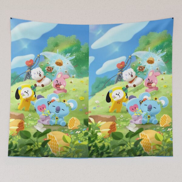 Item preview, Friends animals Kpop / Cute Cartoon Animal Friends - Summer Honey Meadow designed and sold by Billy Morfo™.