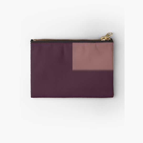 Item preview, Minimalist Dark Plum with Dusty Rose Geometric Square designed and sold by pluielegere.