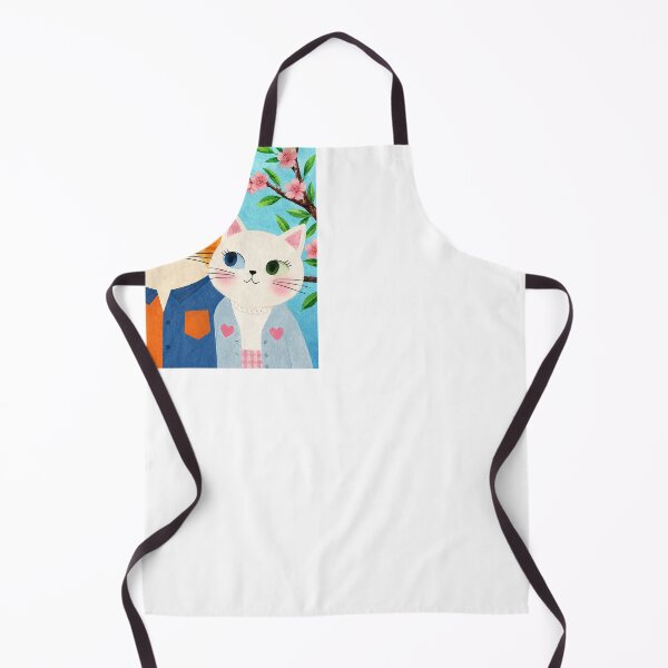 Item preview, BigOrange & Meiyu Spring Cat Couple Art designed and sold by BigOranges.
