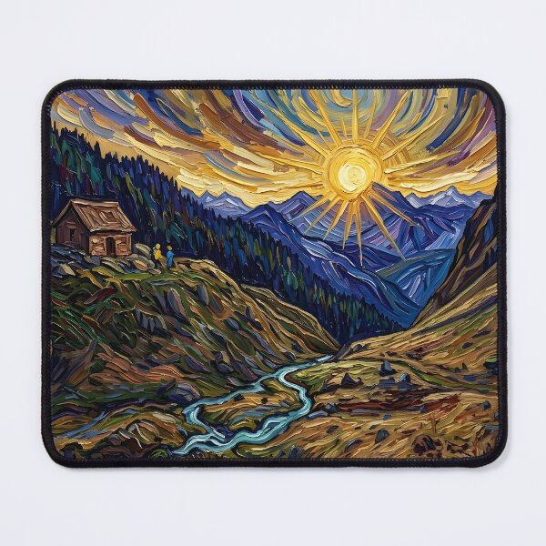 Item preview, Sunrise in the Basque Highlands designed and sold by Robinsonlerouge.