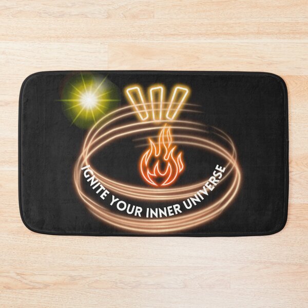 Item preview, Ignite Your Inner Universe - Cosmic Neon Flame Aesthetic Art designed and sold by alalame.