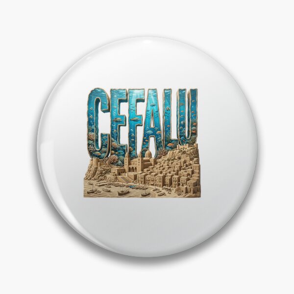 Item preview, Cefalu Sicily Travel Typography Sticker Souvenir Summer Edition designed and sold by Imaginarium of Chaos falcon88 .