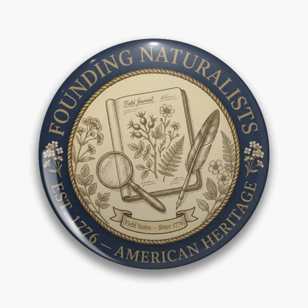 Item preview, Founding Naturalists Club American Heritage Badge designed and sold by CalmCapy Co.