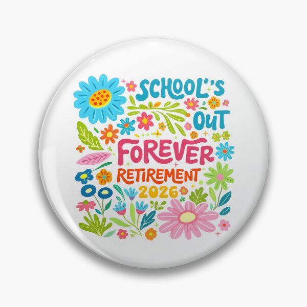 Item preview, School's Out Forever Retirement 2026 designed and sold by ladycerebellum.