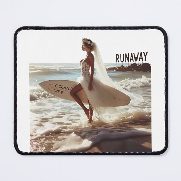 Item preview, Bachelorette Party Bride Surfboard Veil designed and sold by Voodoo Store Paranormal Collections.